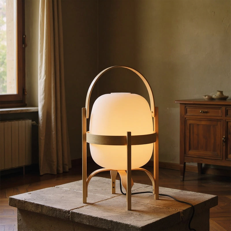 Where to Place a Walnut Floor Lamp in Your Mid-Century Living Room