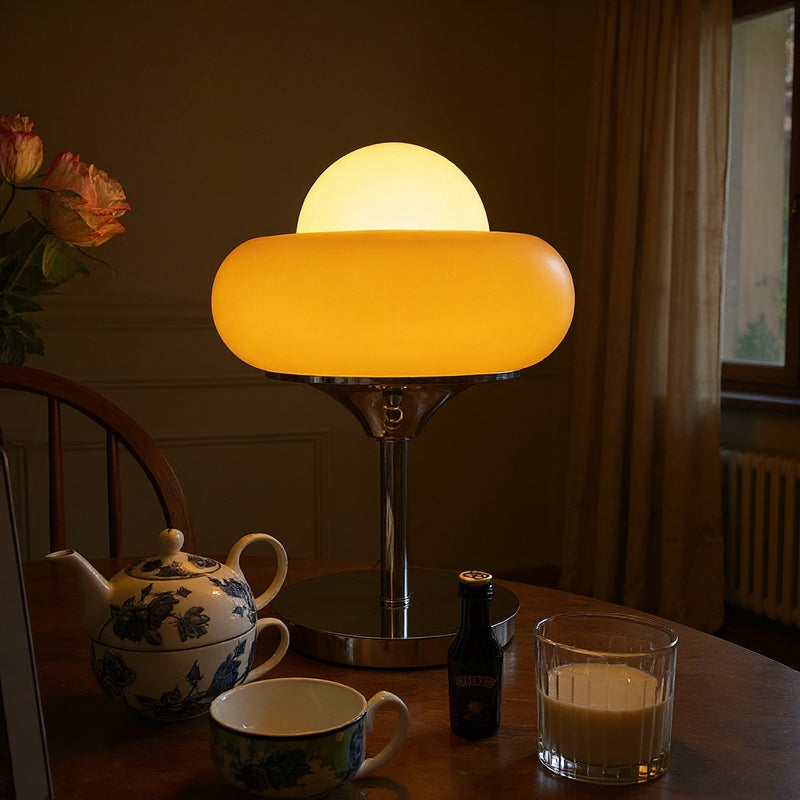 The Gentle Glow of Nostalgia: Our Mid Century Egg Tart Table Lamp