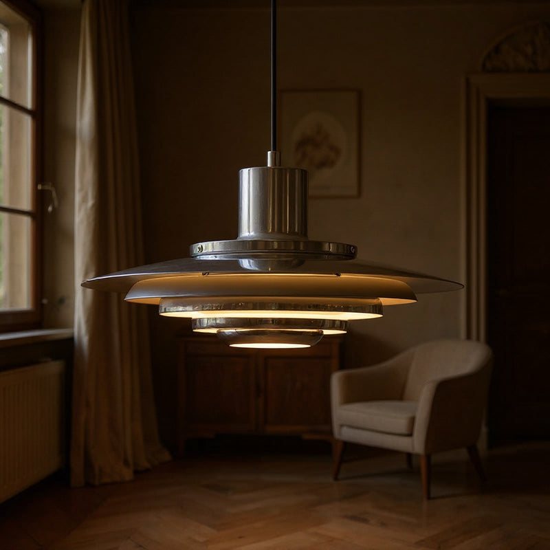 How to Style a Mid-Century Modern Pendant Lamp in Your Home
