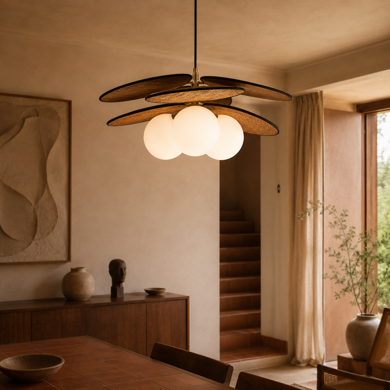 Rattan Weave Pendant Light