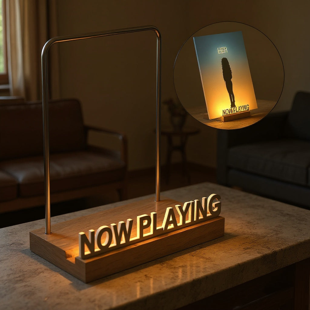 Now Playing Vinyl Record Display Stand