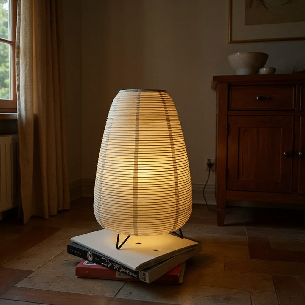 Noguchi Akari Style Paper Lantern Lamp