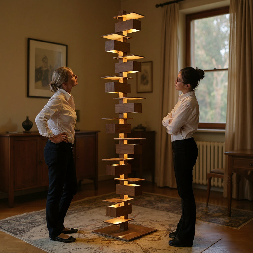 Mid-century Modern Floor Lamp 182cm
