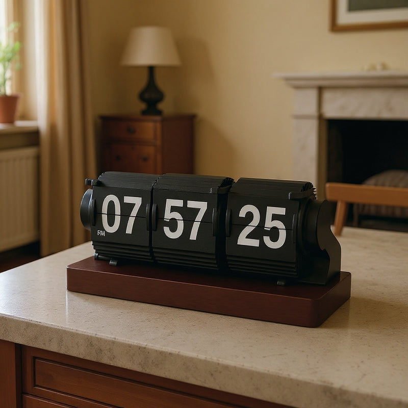 Wooden Flip Clock