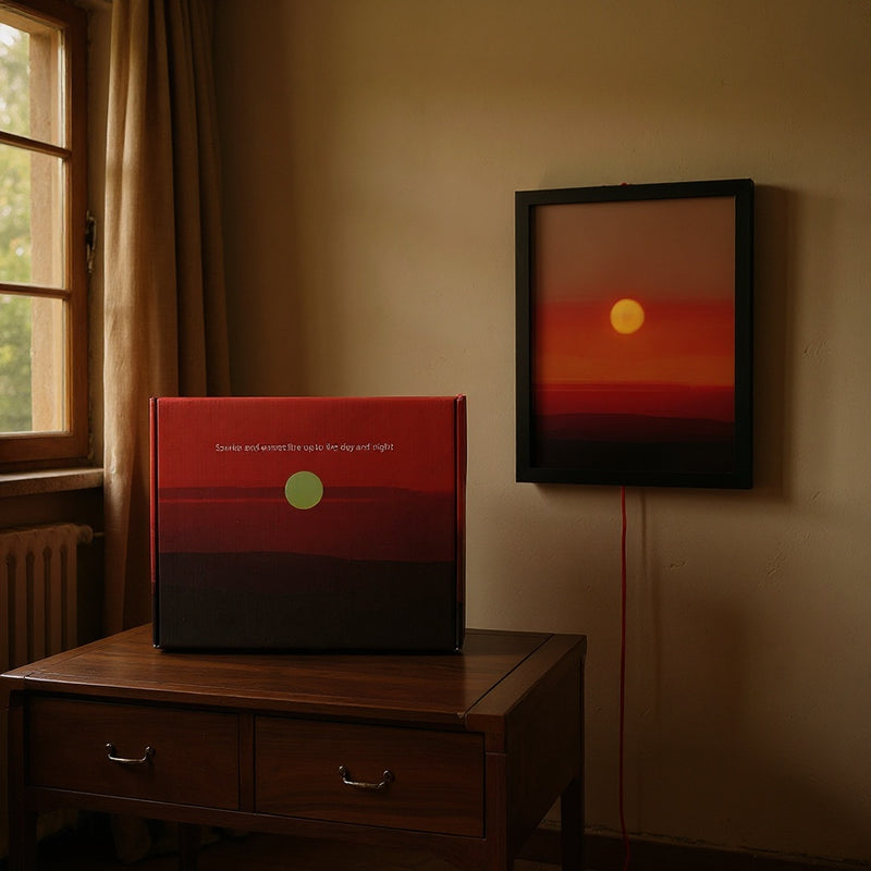 Kinetic Sunset Projection Wall Lamp