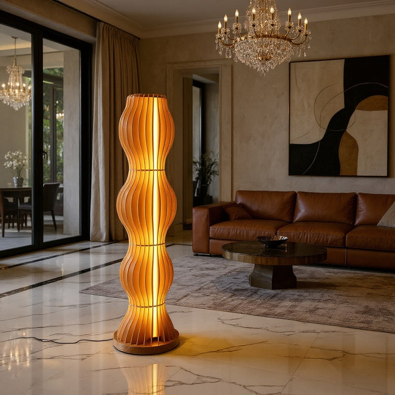 Wabi-Sabi Oak Branch Floor Lamp