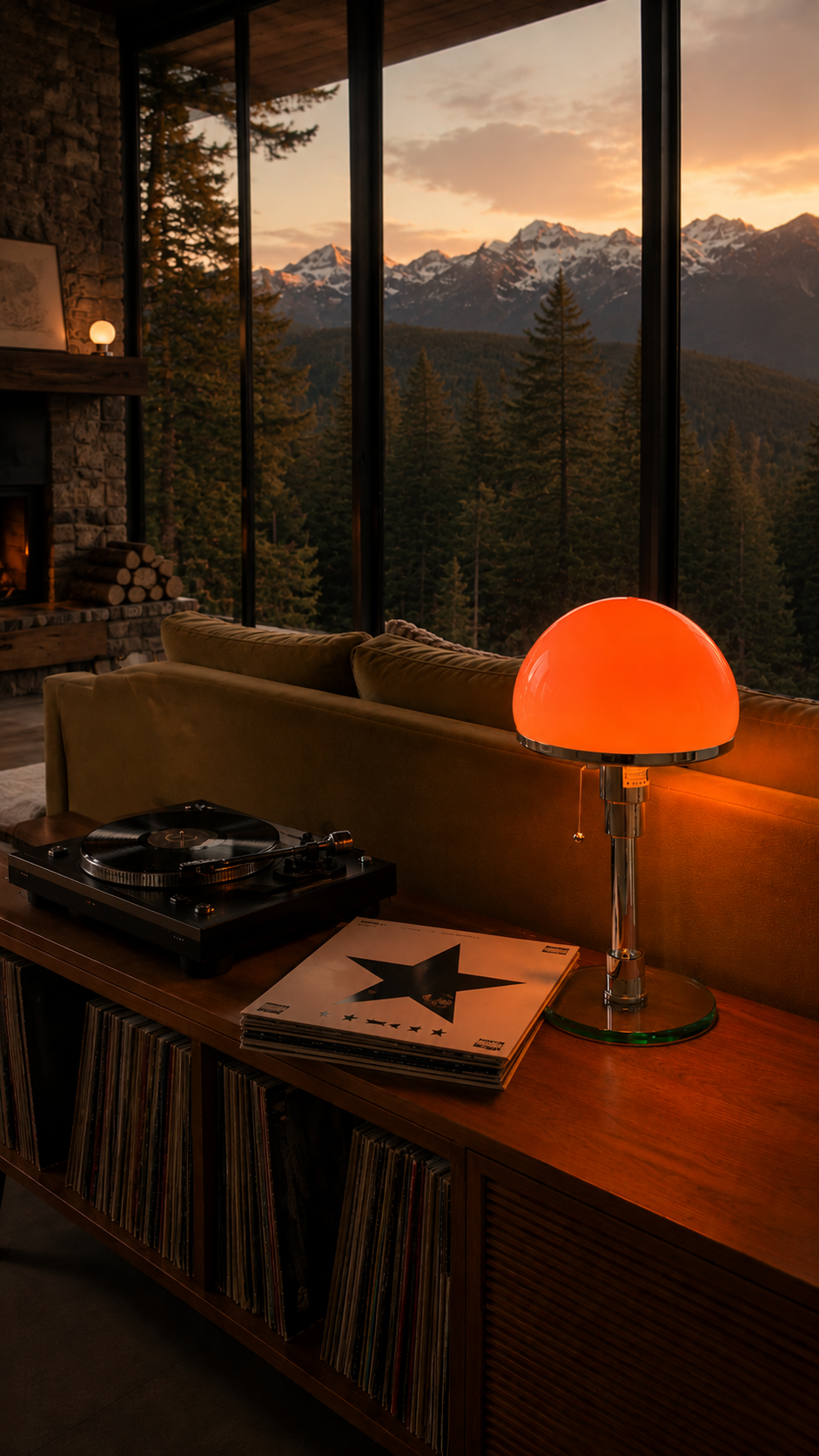 Frosted Globe Table Lamp
