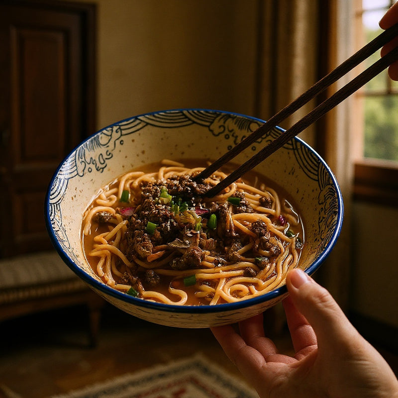 Japanese Ceramic Ramen Bowl