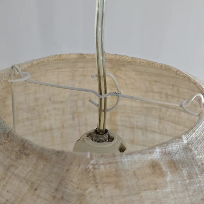 Globe Linen Pendant Light