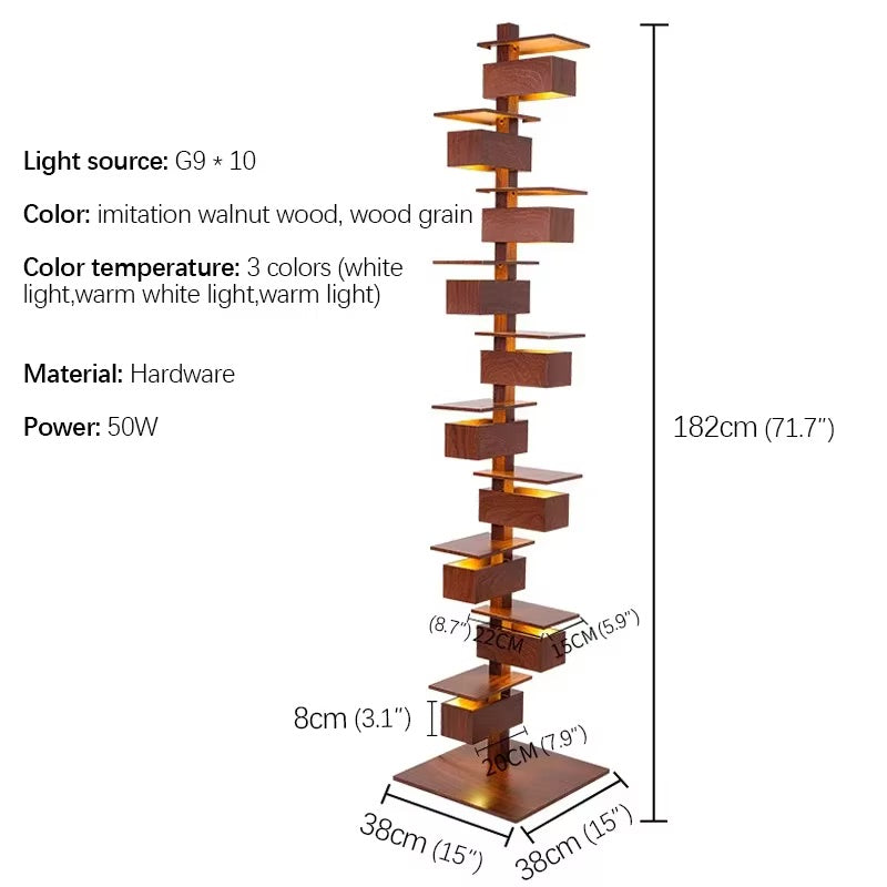 Mid-century Modern Floor Lamp 182cm