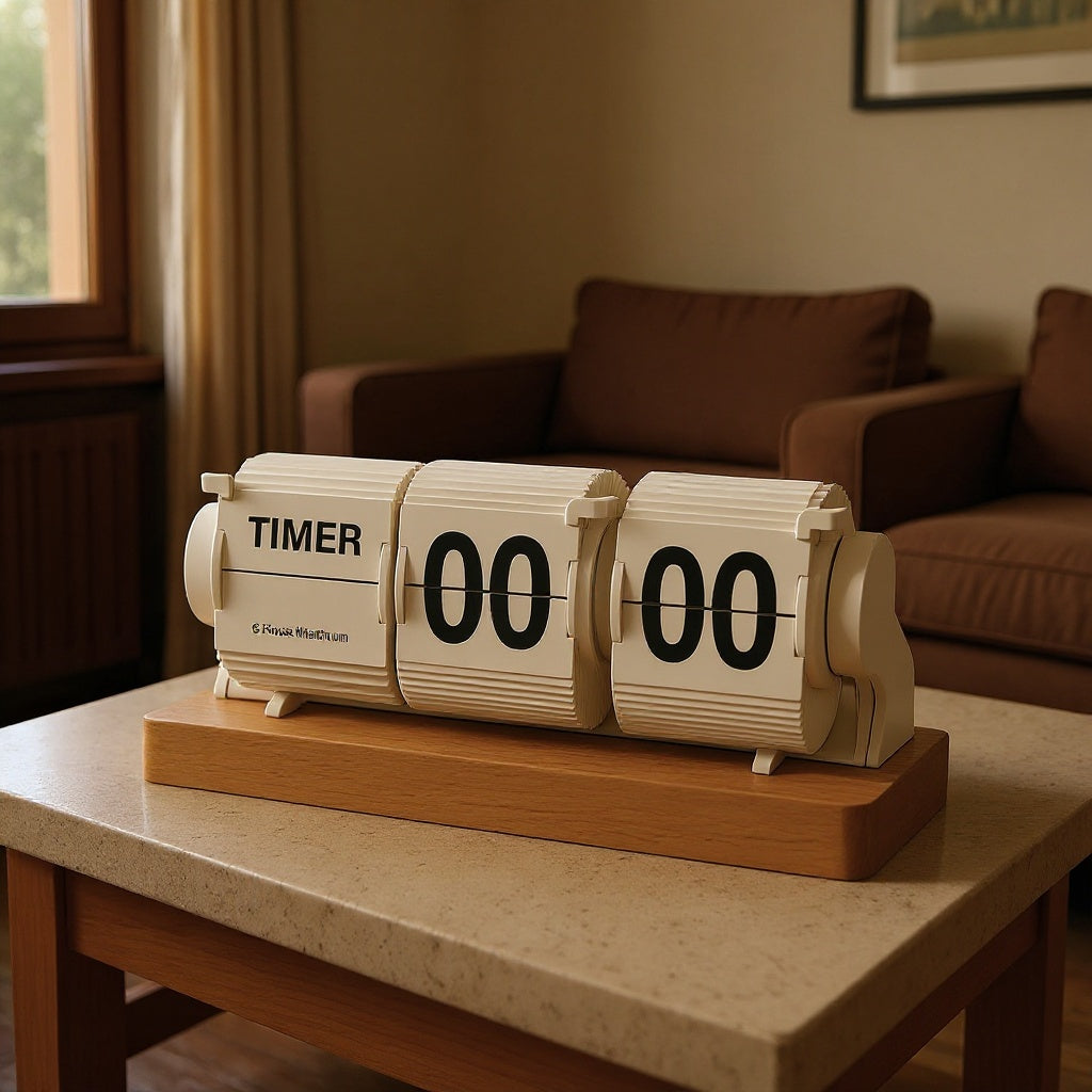 Wooden Flip Clock